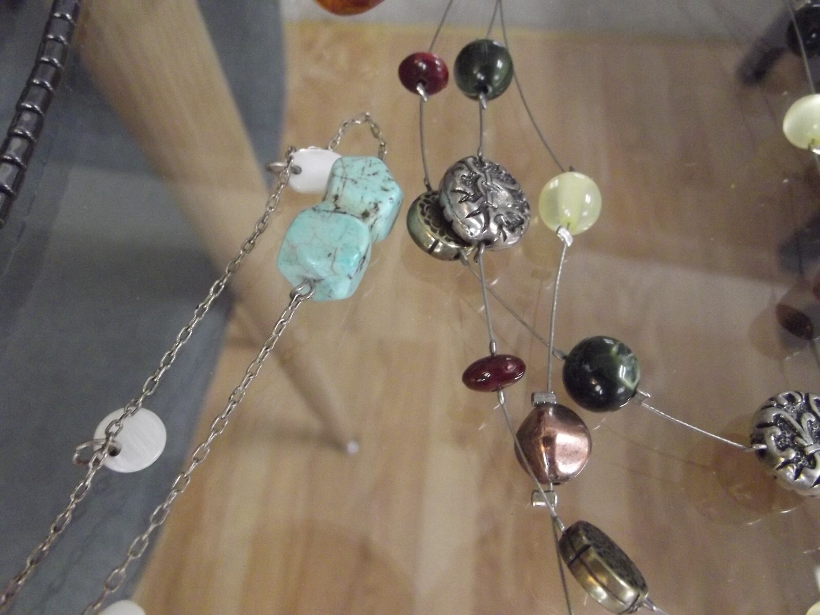 Lot of 50+ Necklaces Vintage 2 Now Some signed ,Stone, Glass, Shell, Acrylic Etc