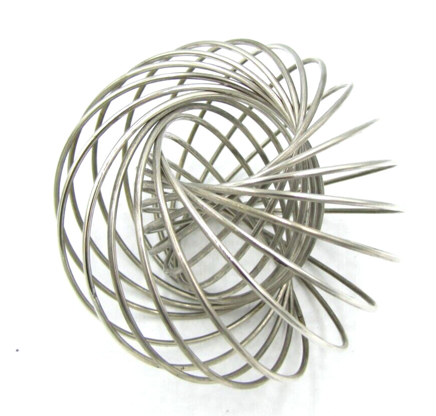 1990 Important Exceptional Expanding GYROSCOPE & BALL BRACELET Sterling Silver