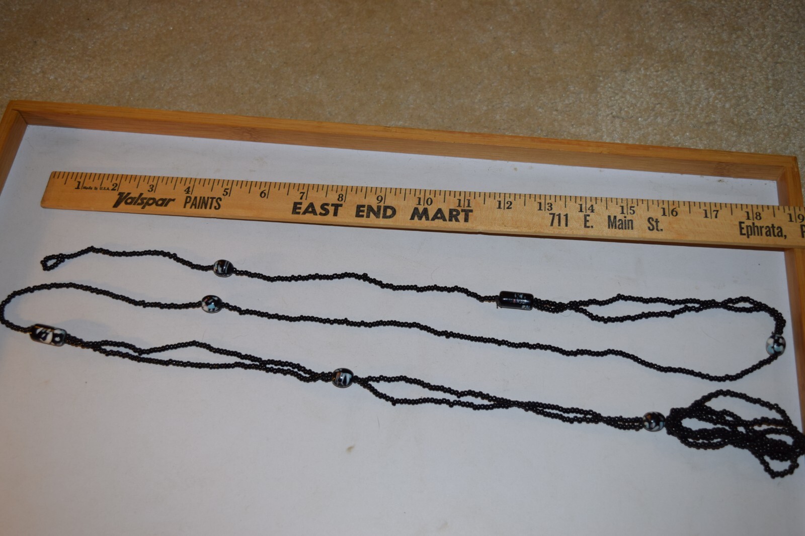 Vintage to now beaded necklace or belt not sure but cool beads