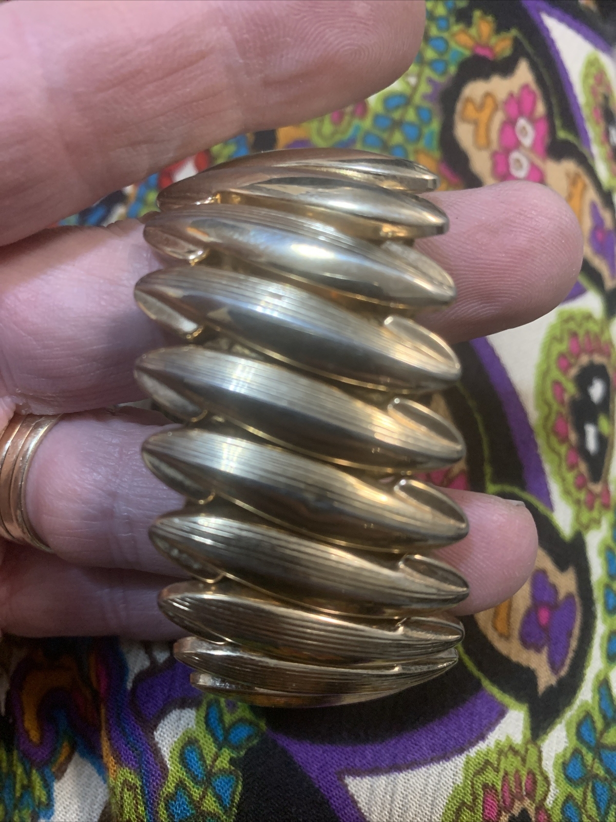 Vintage bracelet Bergere expanding link gold tone Made in Japan – DEBLOT