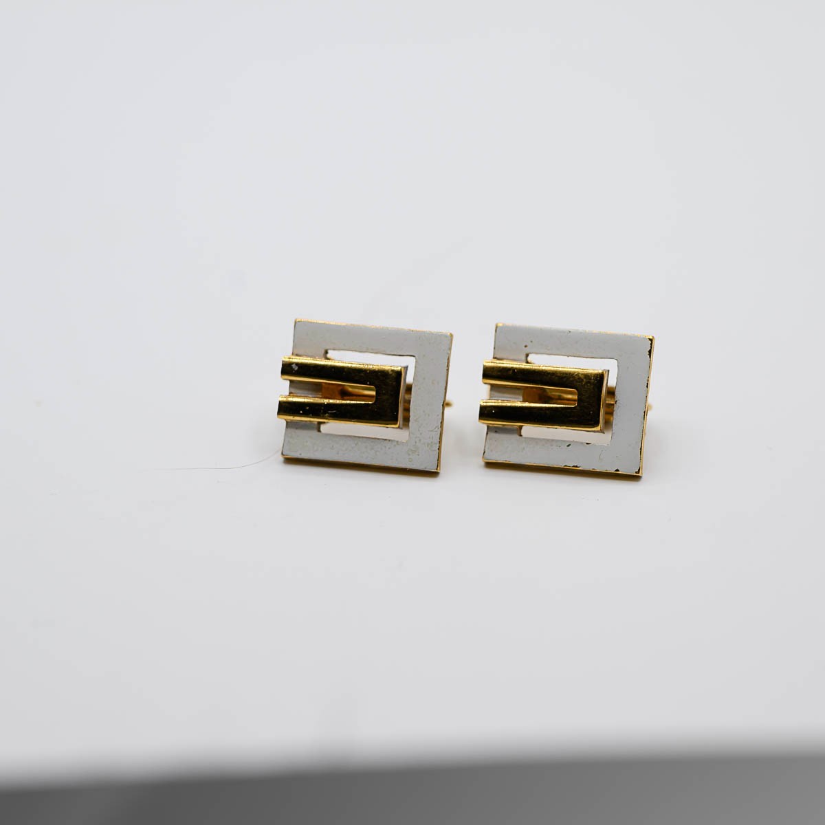 Earrings LOT 4 Gold Tone signed Bergere Trifari Gay Boyer Clip-on