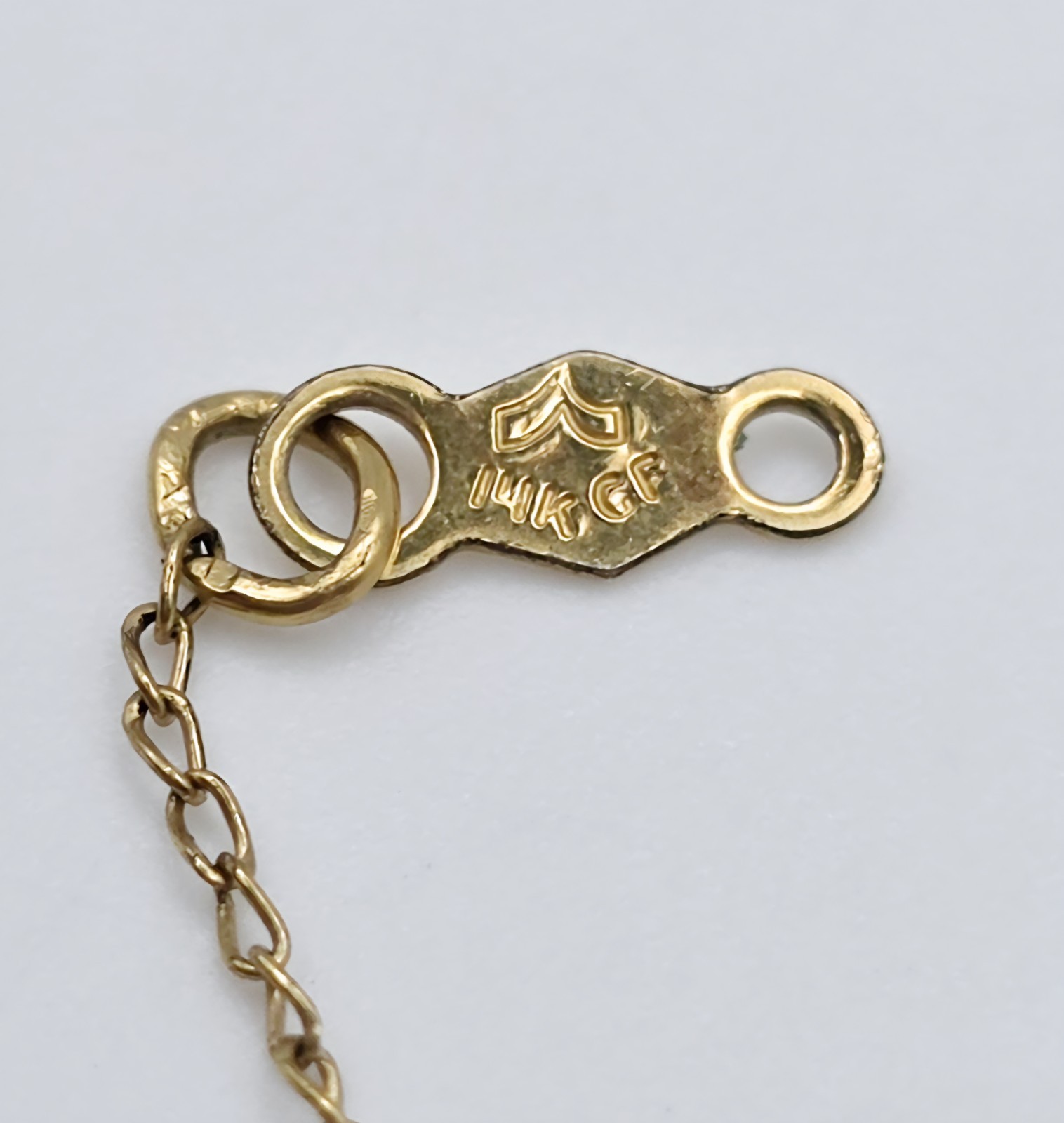 Antique Art Nouveau Lavalier Pendant Necklace Gold Filled Red Stone Pearl