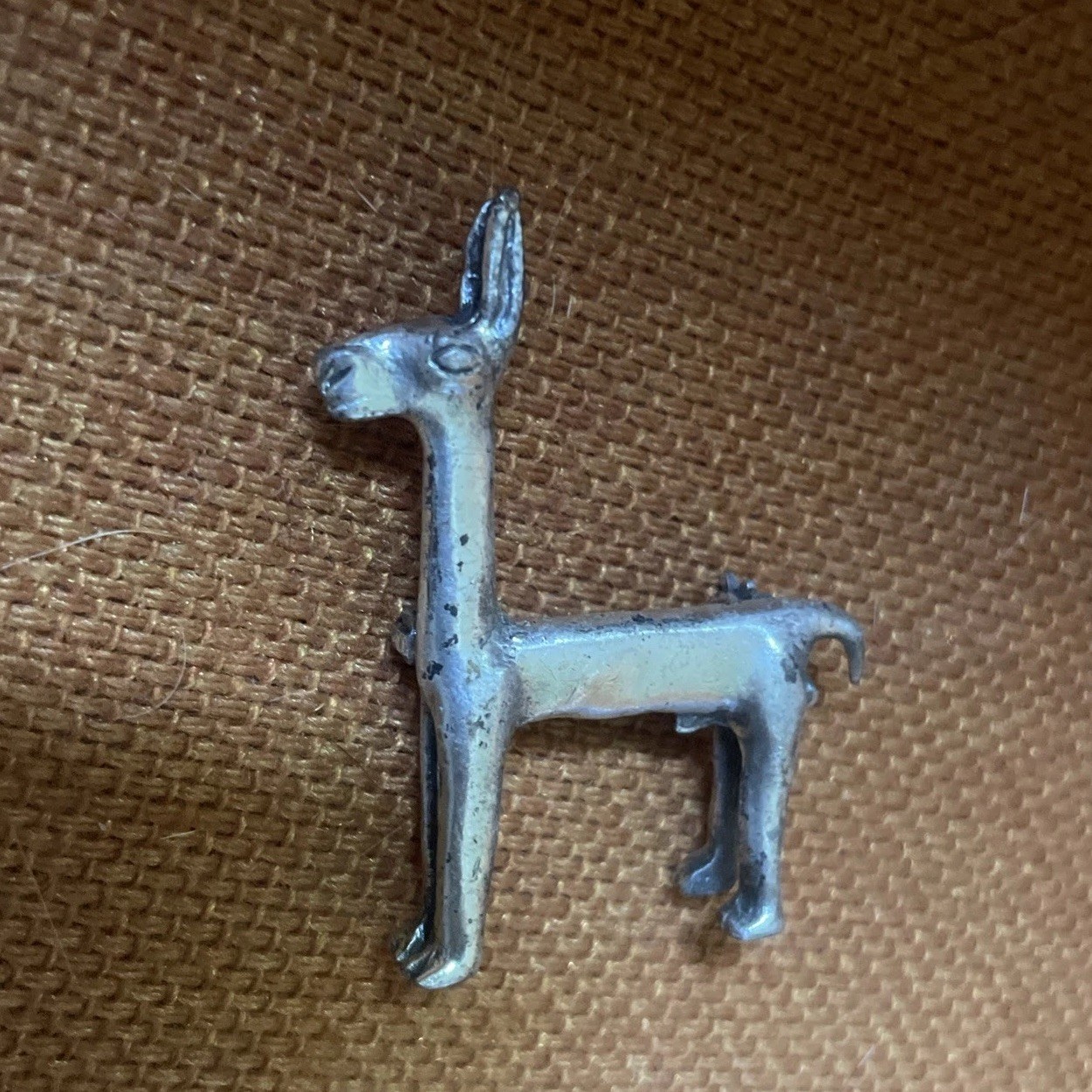 Vintage Alva Studios Llama Alpaca Brooch Museum Replica Pre Columbian