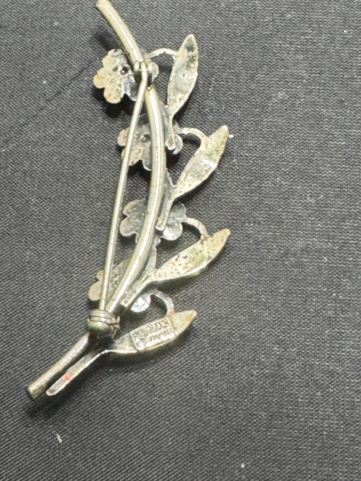 C-126 Sterling Silver Daisy Floral Brooch/Pin signed by BEAU