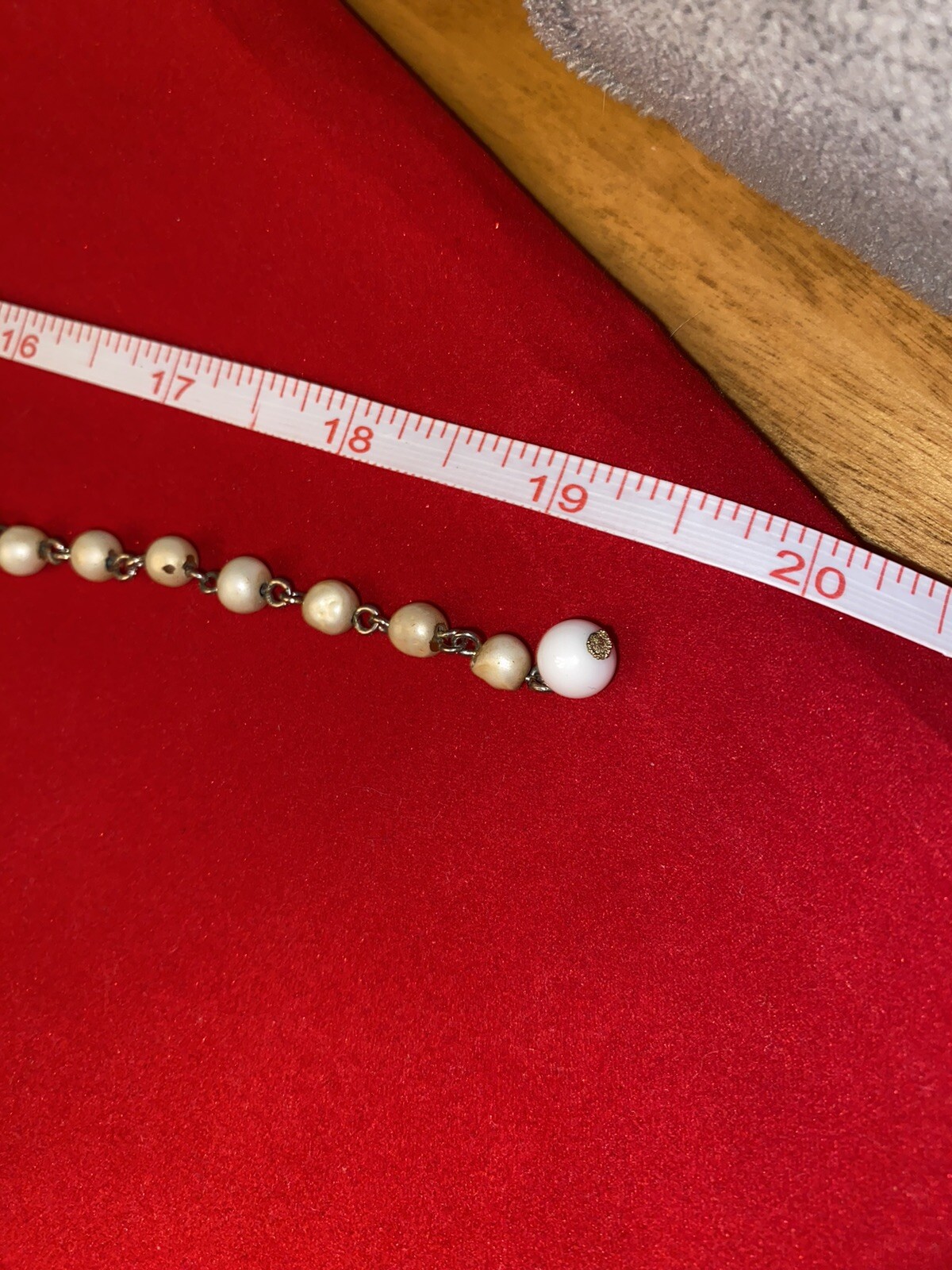 Vtg Multi Strand Gold White Champagne Crystal Faceted Bead Necklace 19”