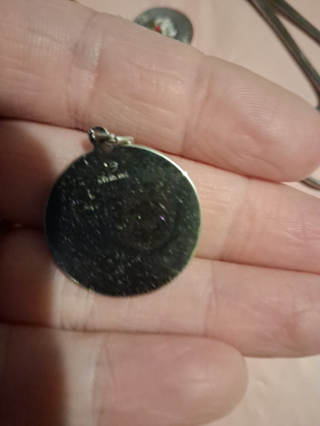 Vintage 70s Charm for Birthday Sterling Silver Sweet 16 May Birthstone Emerald