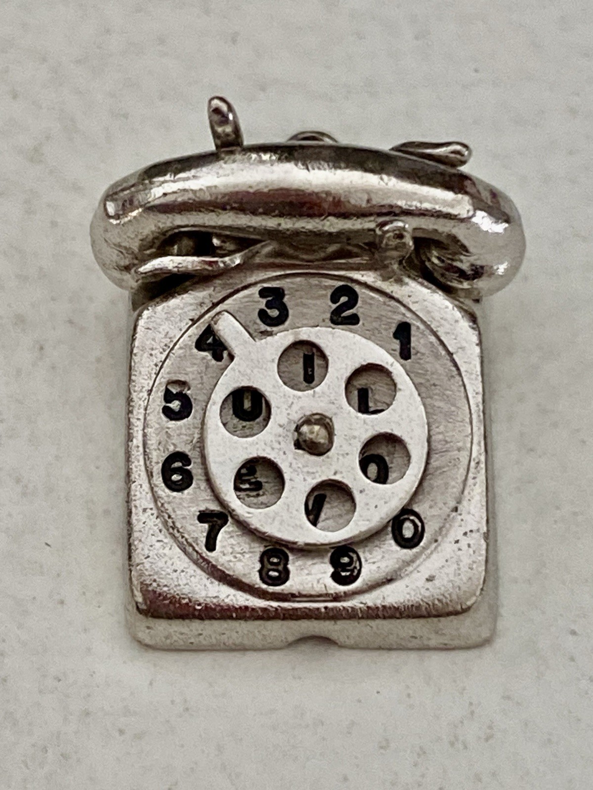 Vintage Sterling Silver MECHANICAL Charm England Choose