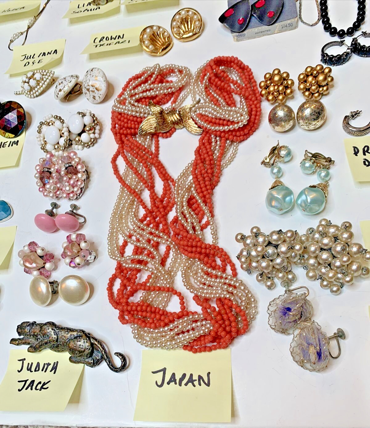 Vintage Costume Jewelry Lot Juliana Trifari Coro Monet 100+ Wearable Signed