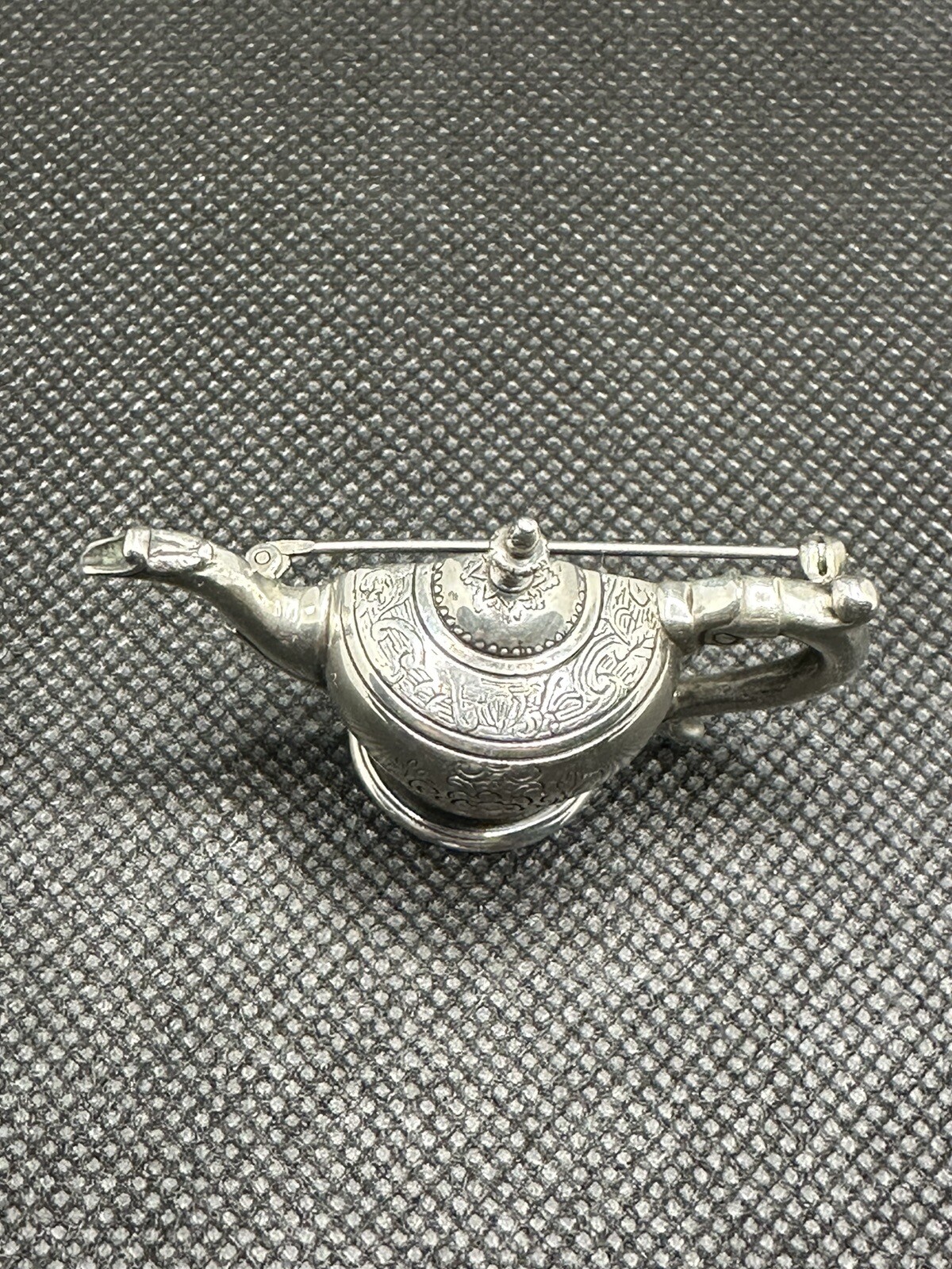 VINTAGE Sterling Silver Revere Teapot Pin Brooch
