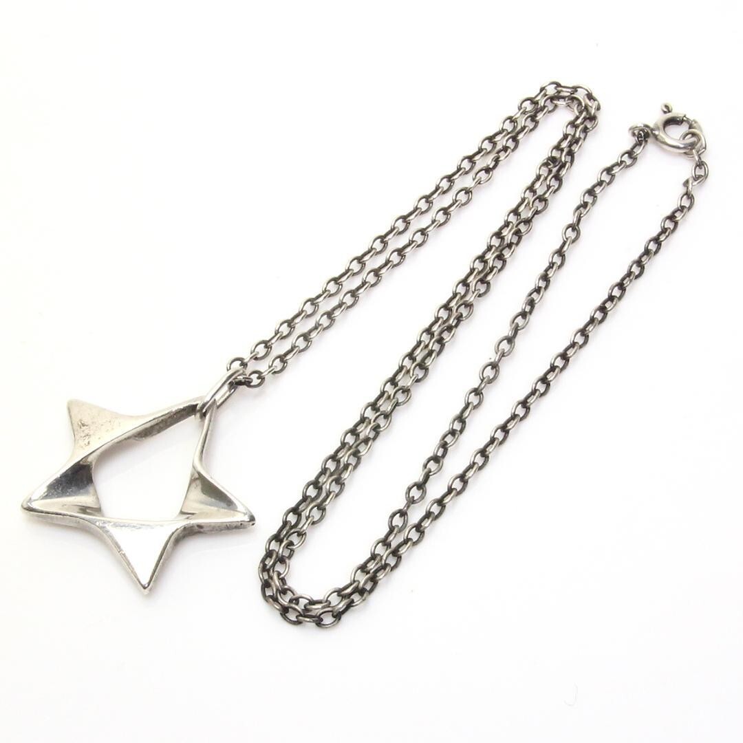 Georg Jensen Necklace Pendant 178 Sterling Silver 925 Star L45cm Top2.5cm