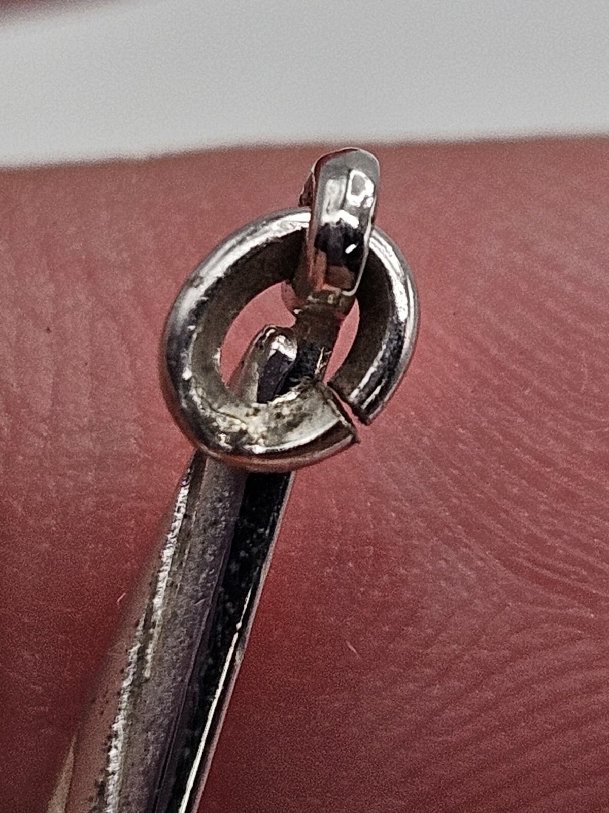 Vintage Sterling Silver Pearl Minimalist Small Charm