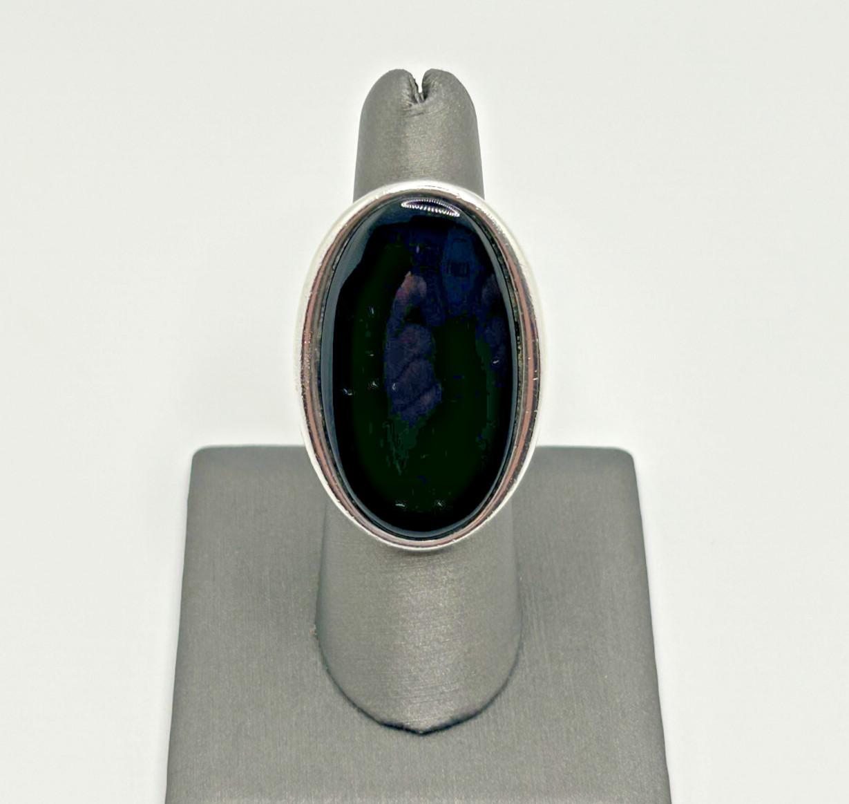 Neils Erik NE FROM Onyx~ Sterling Silver 925 Modernist Ring-Denmark- Size 7 #445