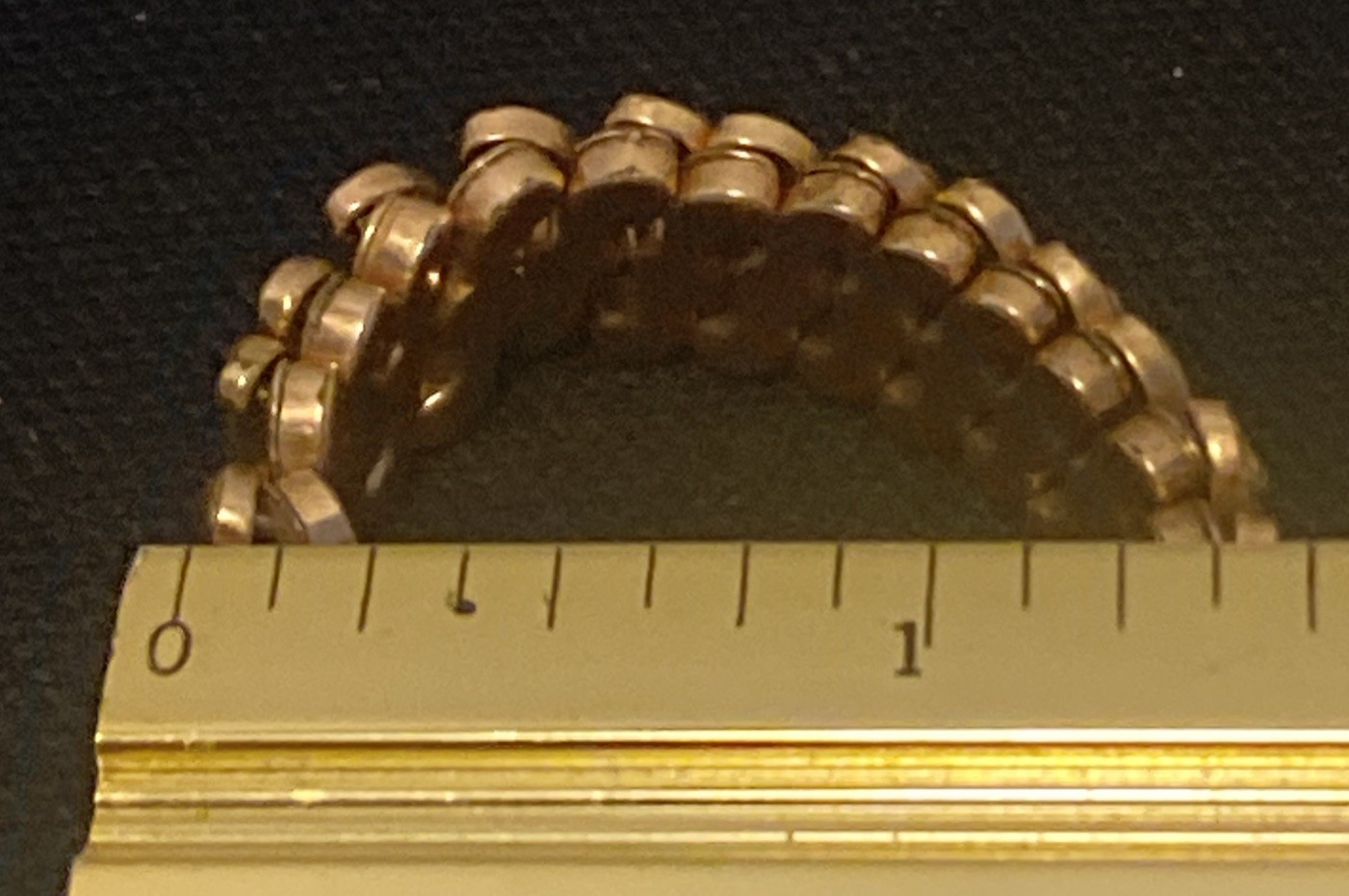 DFB Co Carmen Womens Sweetheart Expansion Bracelet Gold Filled For Small Wrist.