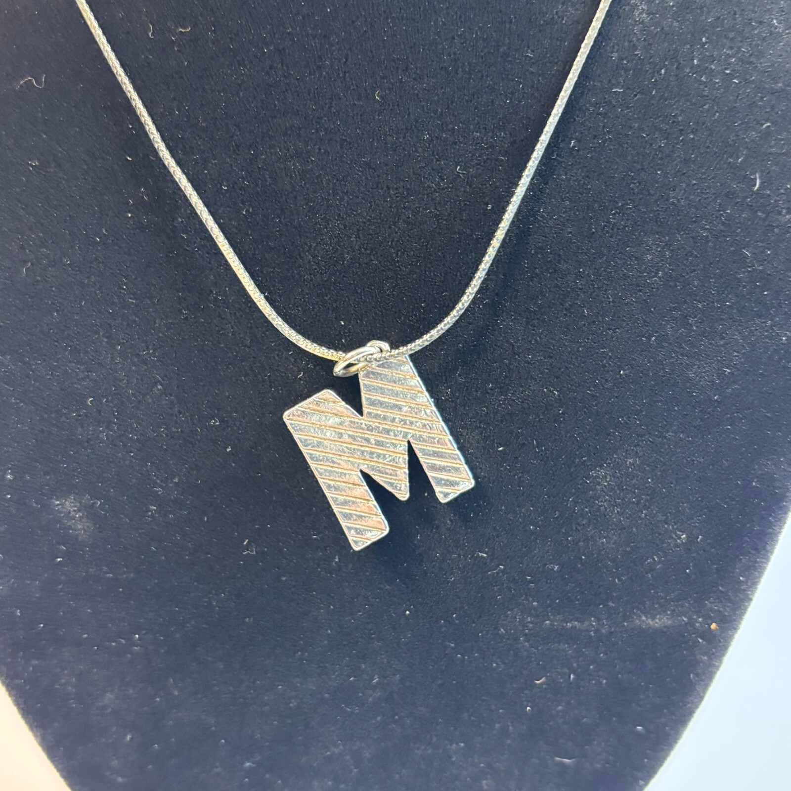 Y2K Necklace Alphabet M Initial ChokerPersonalized 2000s Retro Girlhoodcore