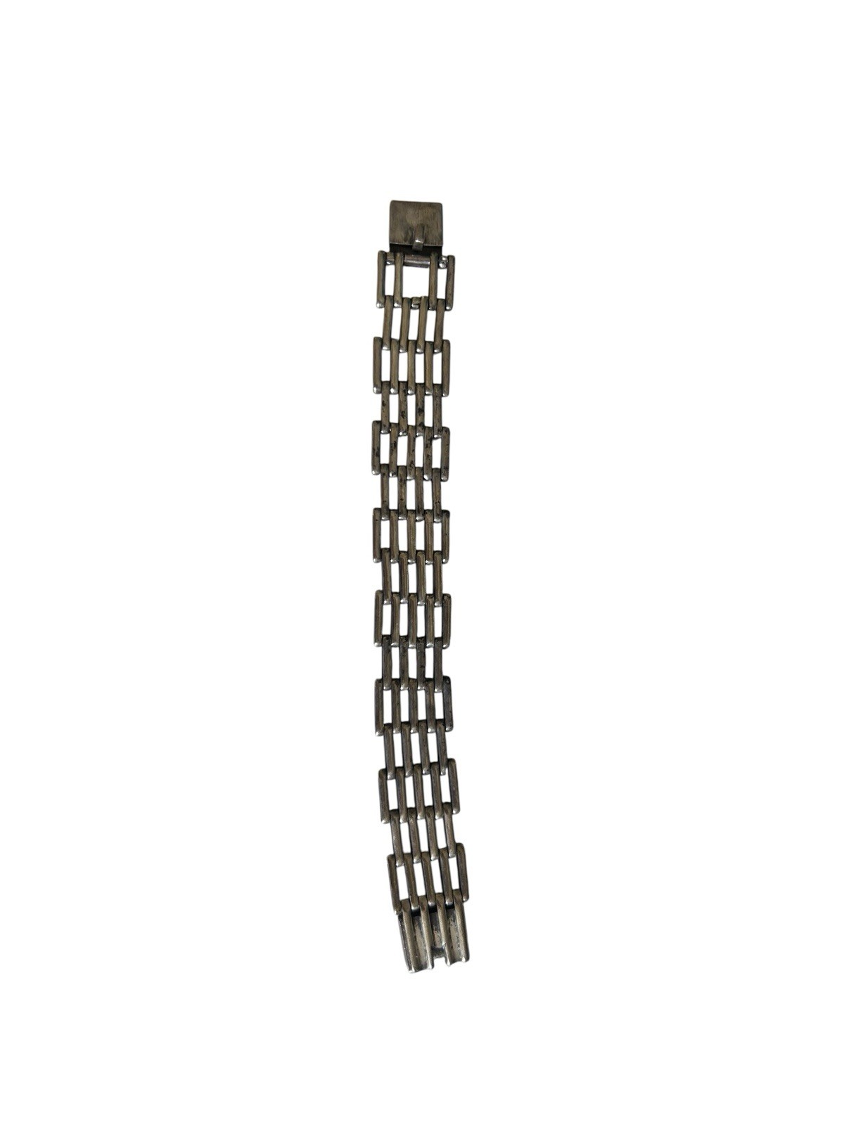 Mexico Link Bracelet TL-51 925 Sterling Silver Heavy 44 g