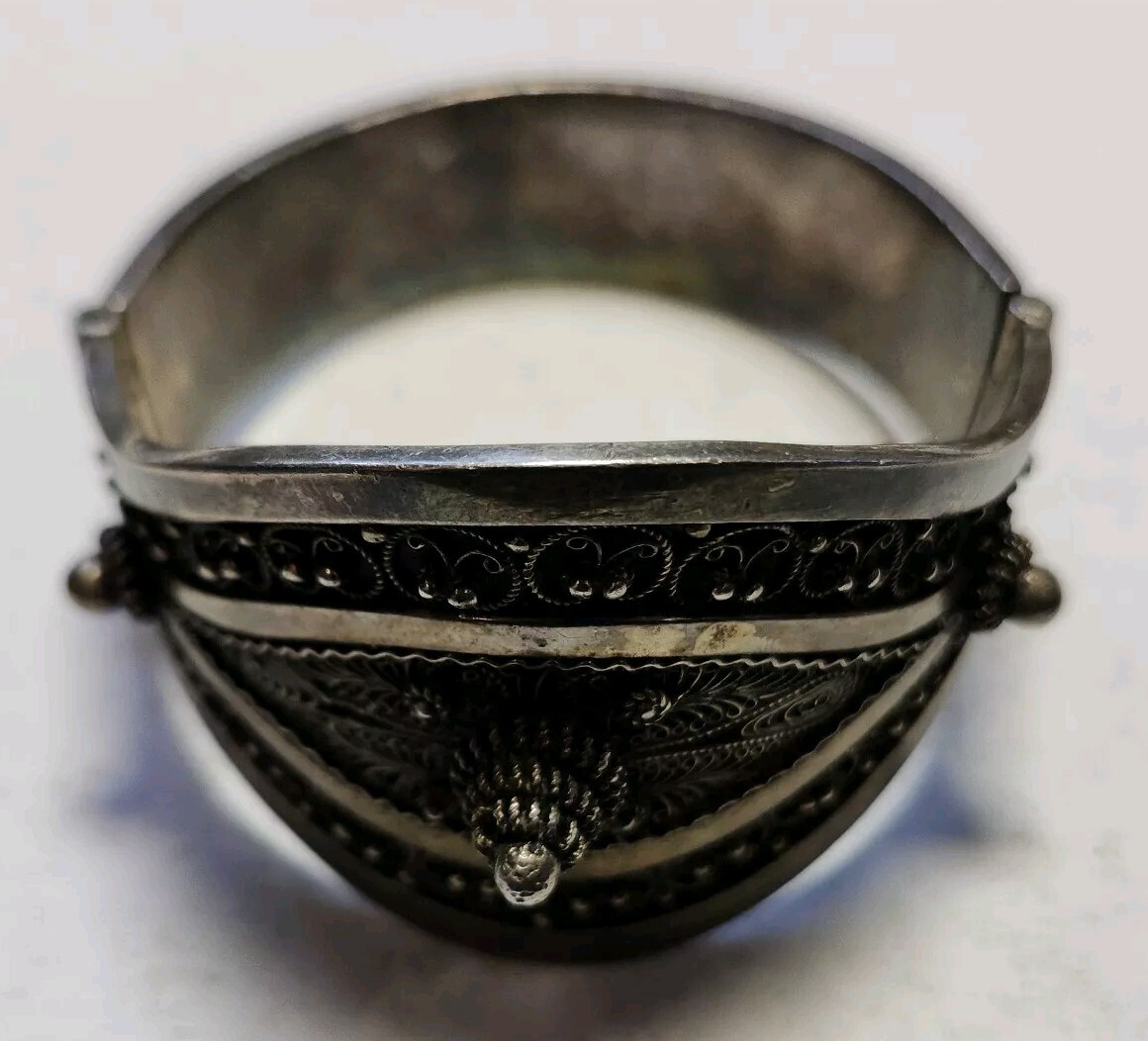 Vintage Berber Bracelet Kabe 850 Silver Morocco