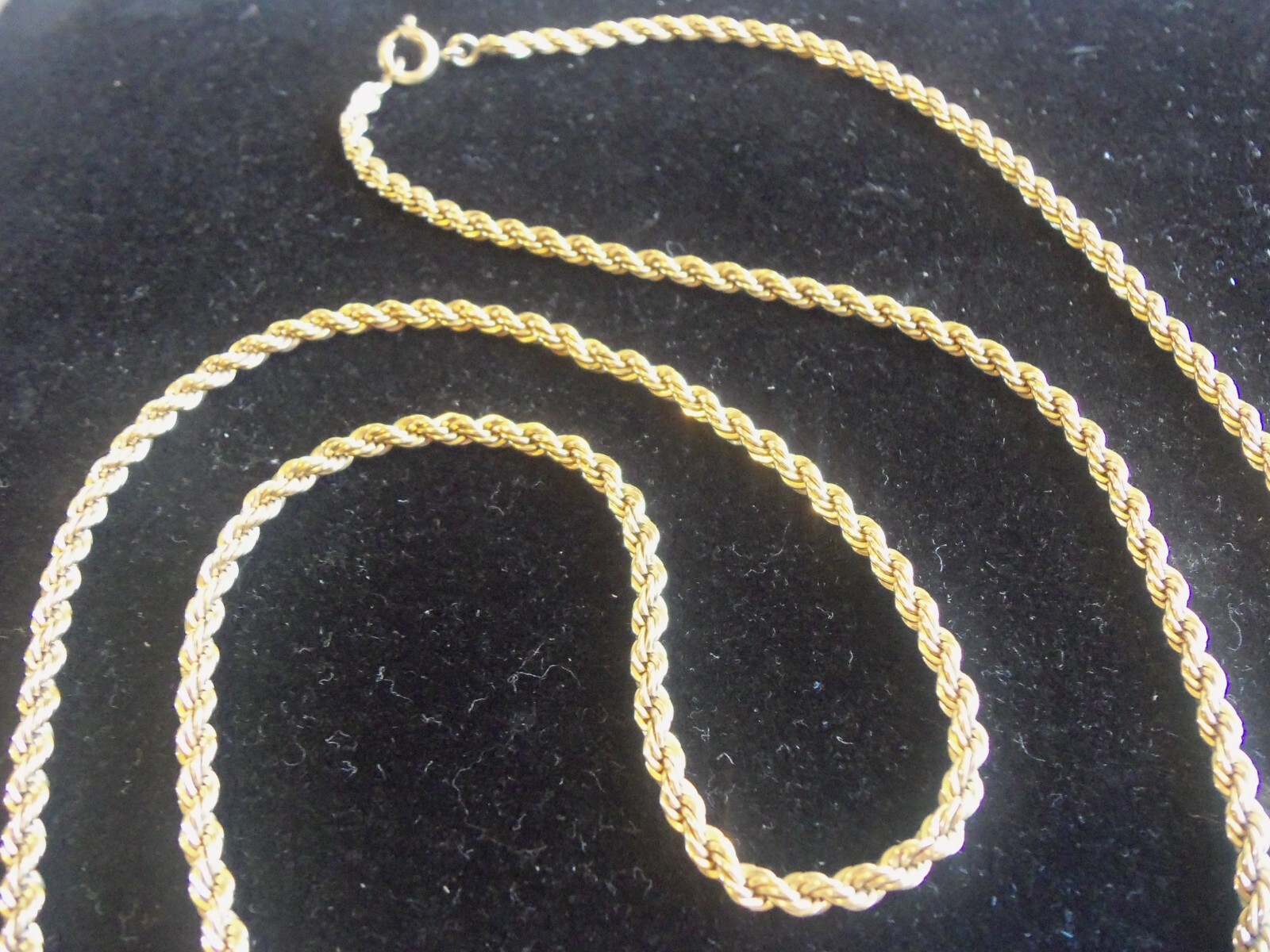 Vintage Gold filled Chain Necklace 33 in 22.5 grams Fifth Avenue