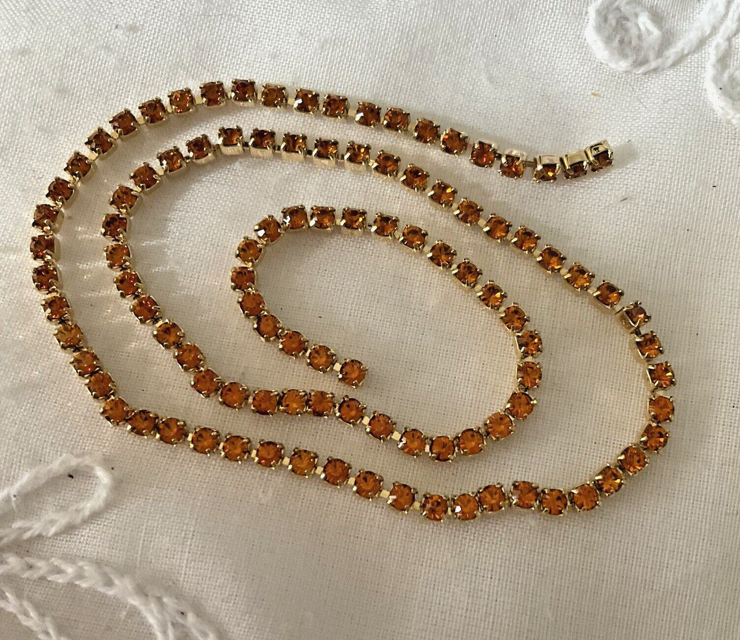 Pendant Kit Finch Painted Gold Egg Amber Crystals Goldtone Chain Instructions