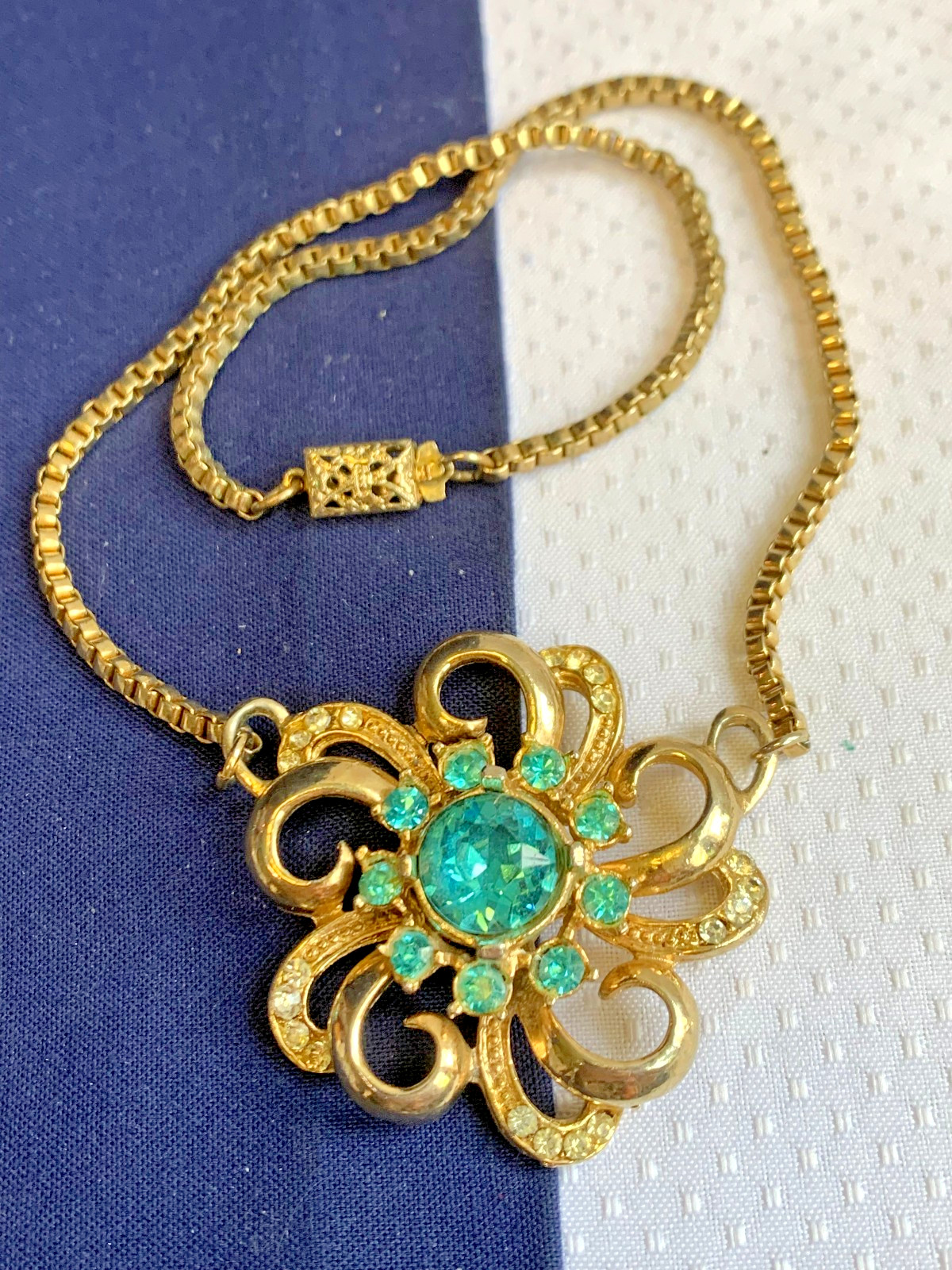 Vtg Costume Jewelry Lot Lisner Coro Necklaces Earrings Matching Set Rhinestones