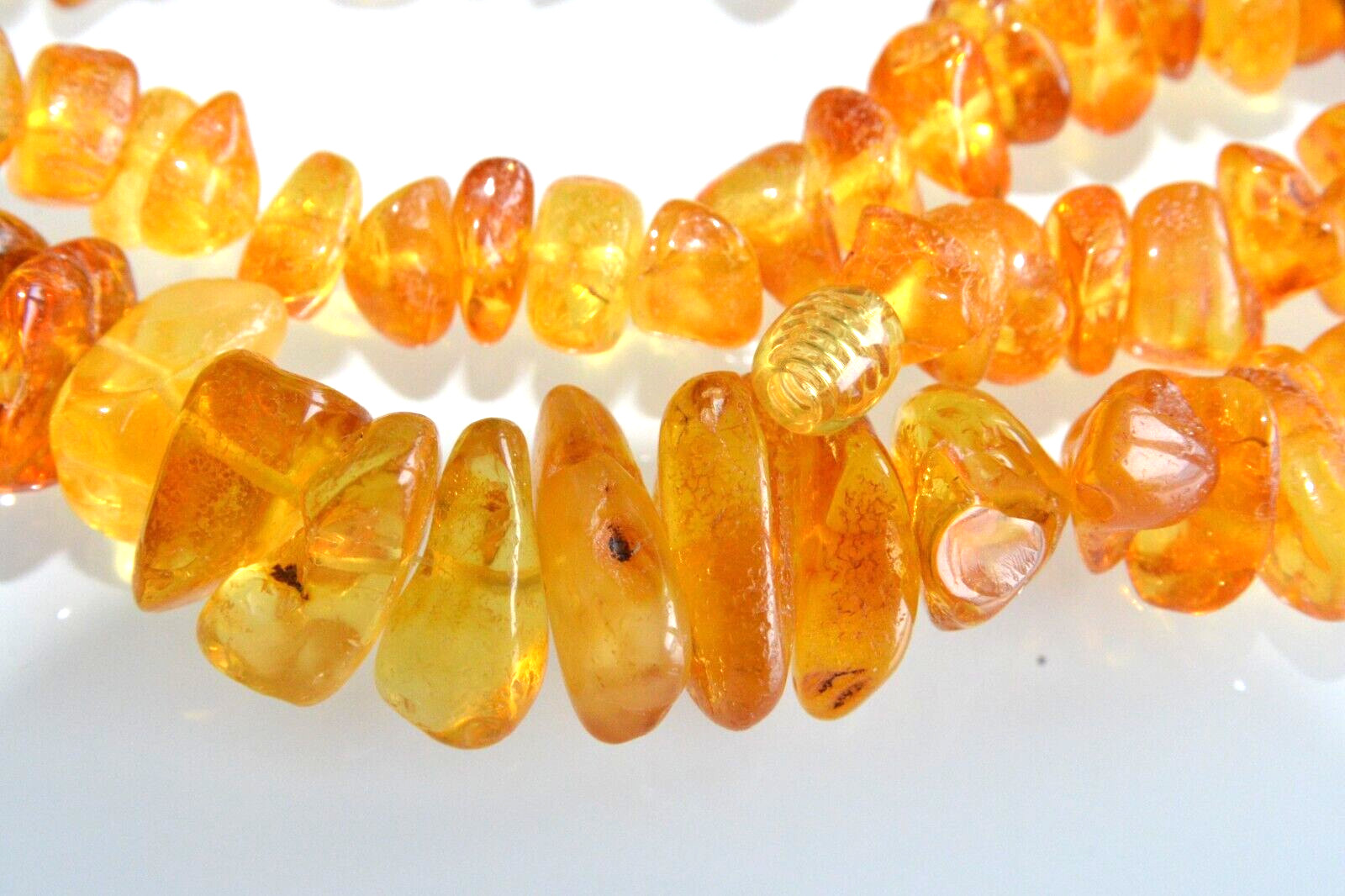 44gr RUSSIAN SOVIET BALTIC AMBER BEAD NECKLACE 琥珀 BRACELET STONE PENDANT EARRING