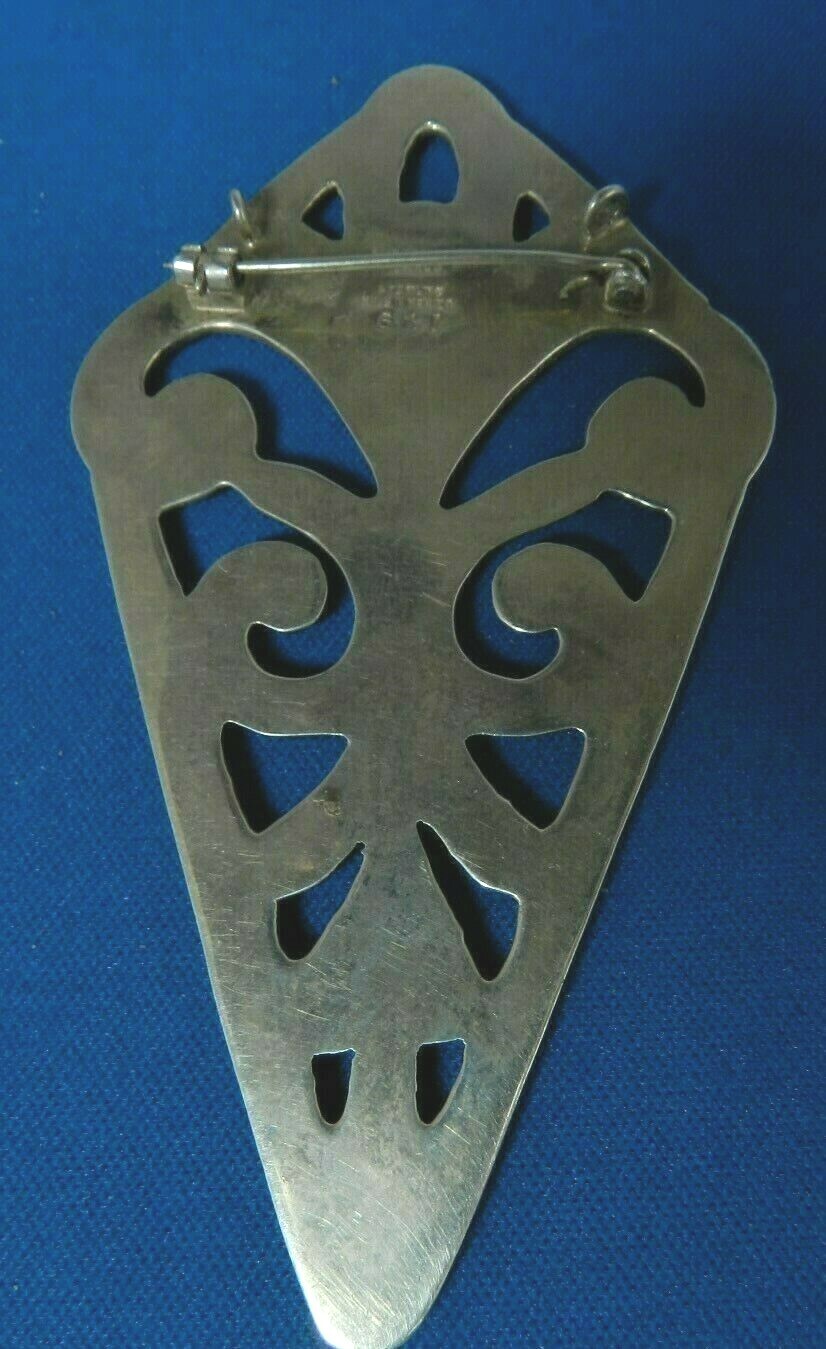 Vintage Los Castillo Sterling Silver Taxco Pin #681