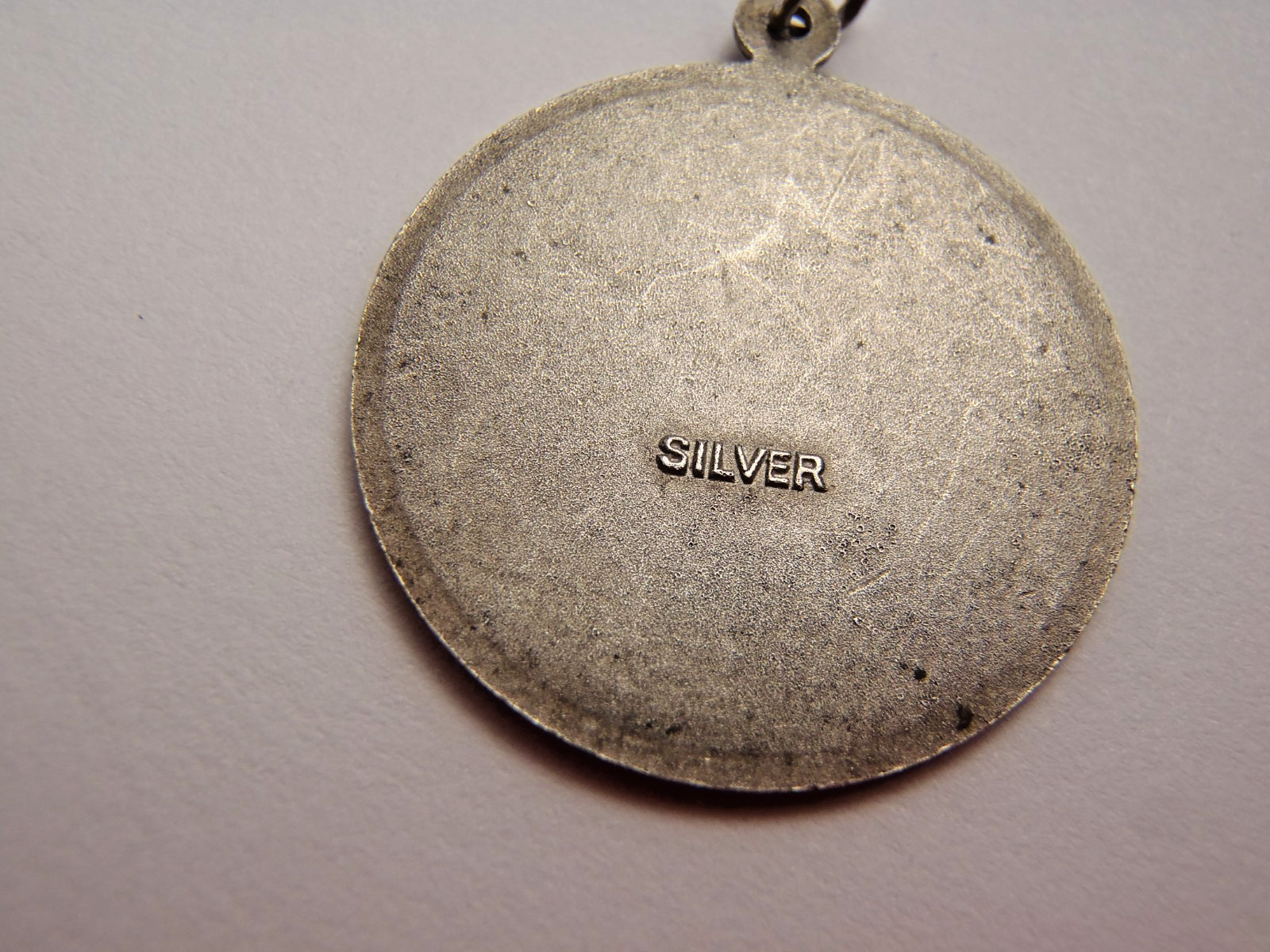 Vintage St. Christopher Silver Pendant 3.2g