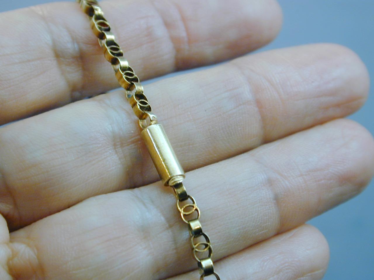 Antique 18k Gold 17 Round Graduated Amethyst Riviere Necklace STUNNING