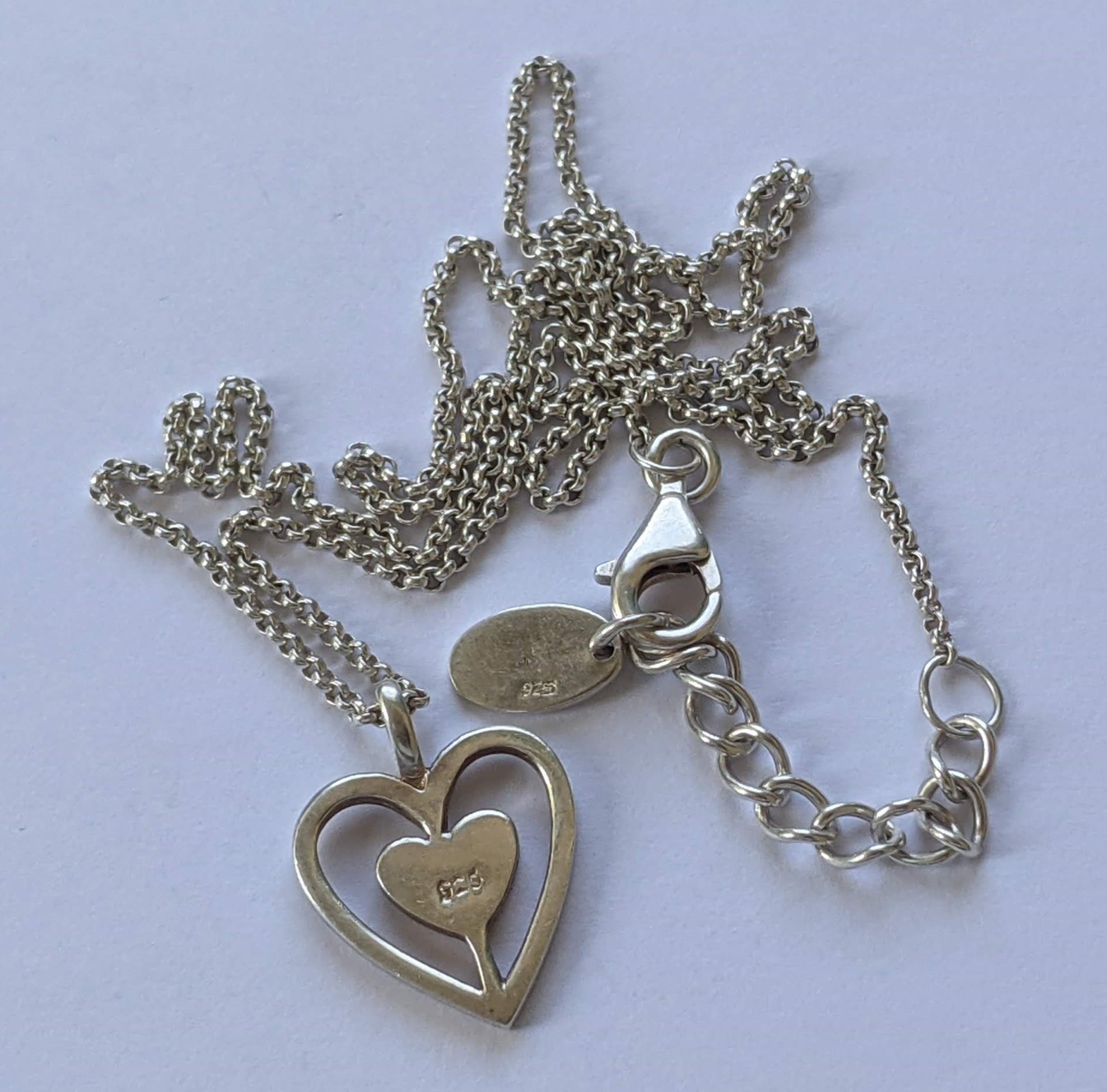 Vintage Necklace sterling silver 925. Сhain length 45 cm. Weight 5.85 g. Sahara.