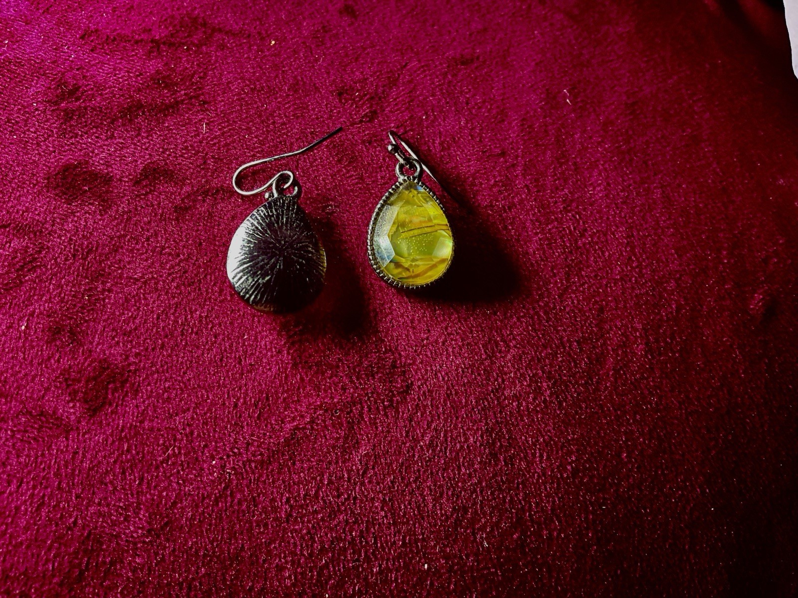 Vintage Holiday Daily Interesting Multicolor Stone Drop Earrings Dangle