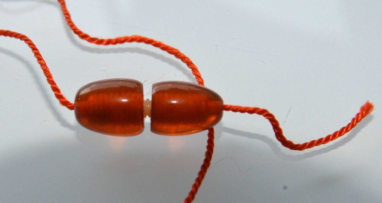✅1970y RUSSIAN SOVIET BALTIC SEA AMBER TWIST CLASP NECKLACE 老琥珀 BEADS STONE ROCK
