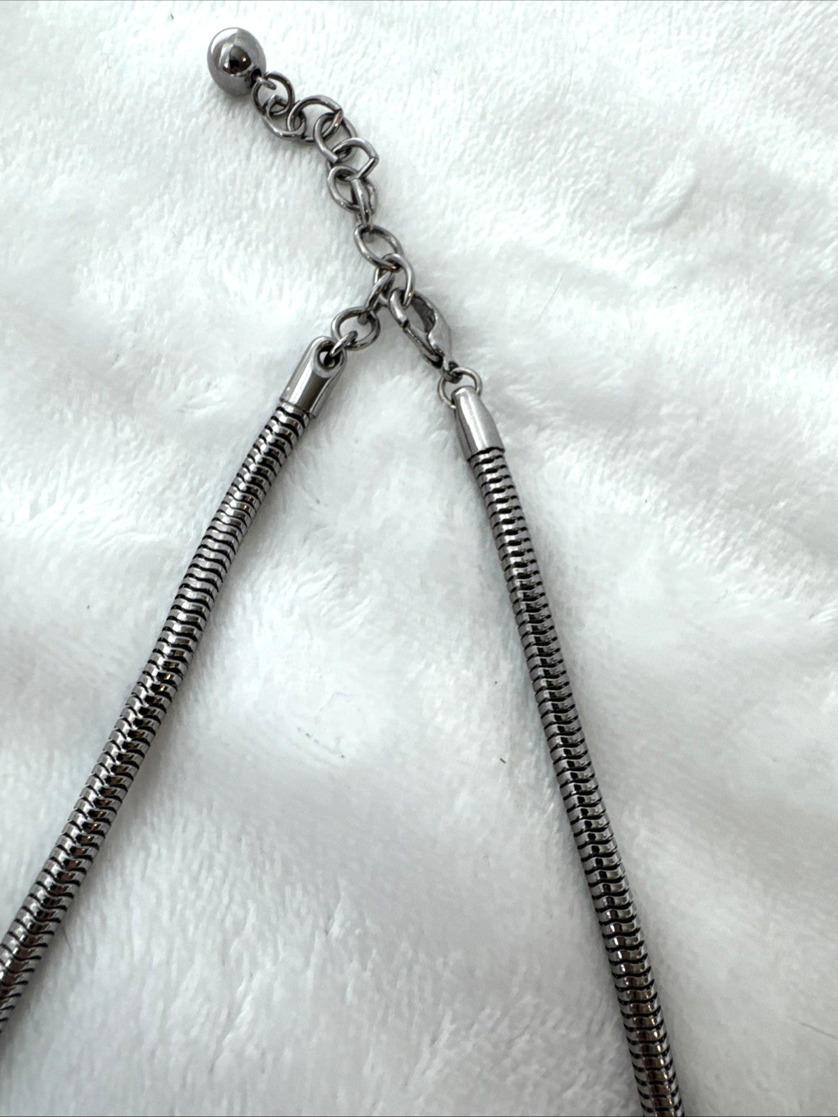 Sculptural Artisan Brutalist modernist Twist Choker Collar Statement Necklace