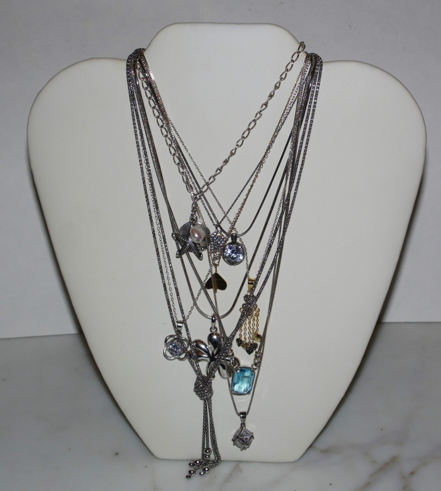 Vintage Jewelry Lot Sterling Silver 925 Wearable Signed Silpada Italy Necklace