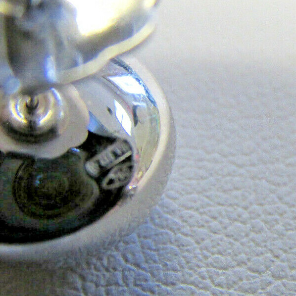 Stunning CHIMENTO Diamond Earrings Studs 18k White Gold Must See!!! MAKE OFFER