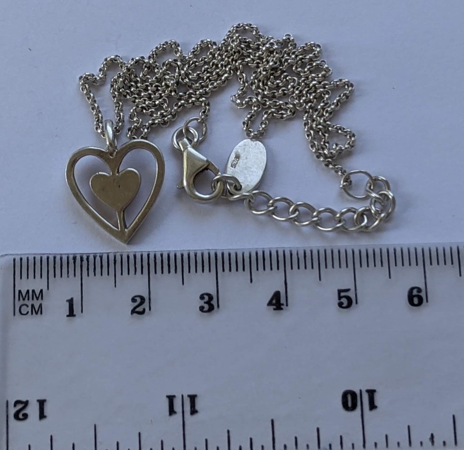 Vintage Necklace sterling silver 925. Сhain length 45 cm. Weight 5.85 g. Sahara.