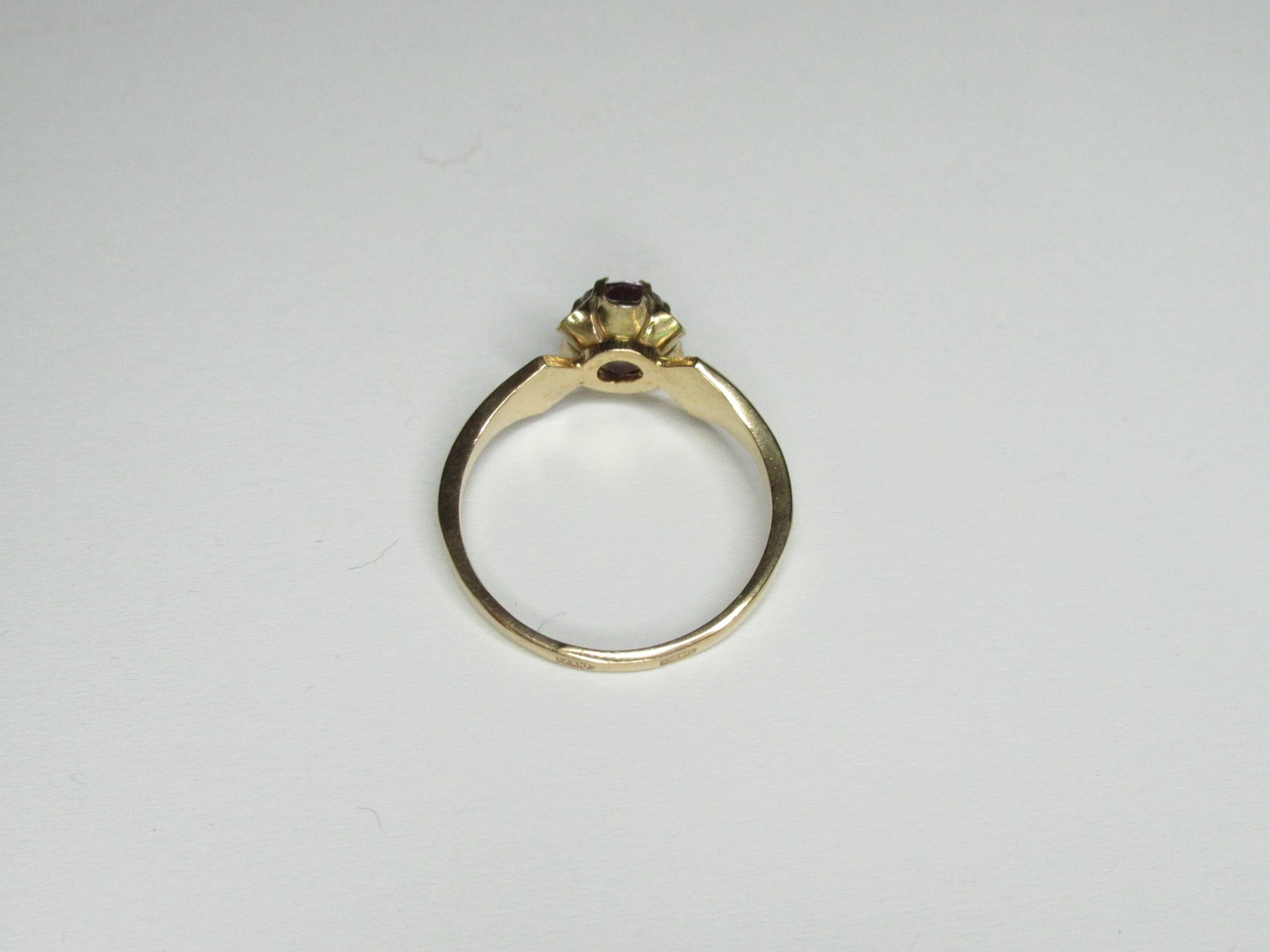 Vintage USSR sterling silver ring 875 star, alexandrite, 2,89 gr, ring size 10,2