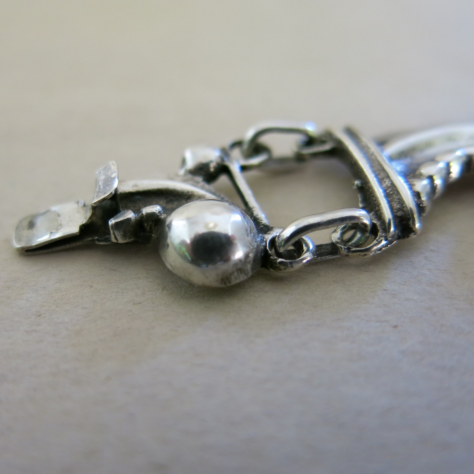 Sterling Silver Tennis Bracelet 7.25 in 29.3g [3635]