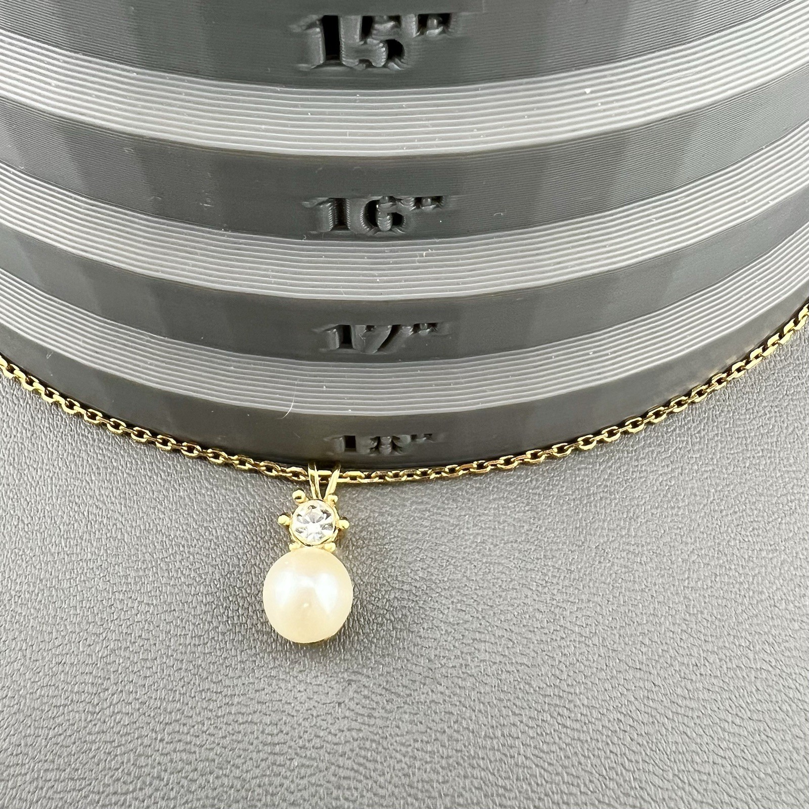 Vintage Avon Necklace Lot Gold Tone Ball Bead Slide Rhinestone Faux Pearl Signed