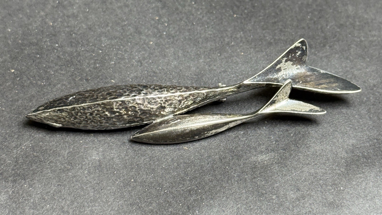 Vintage Robert Zentall Whale Costume Jewelry Brooch