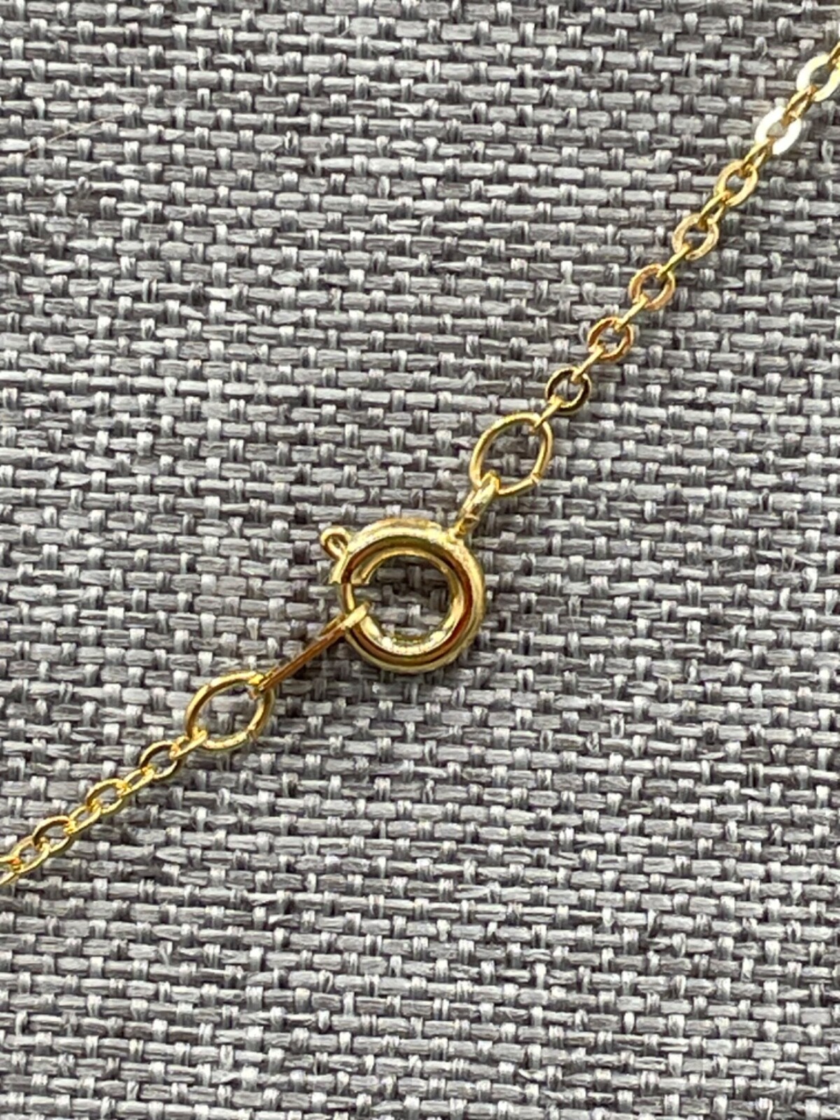 Lindenwold Fine Jewelers 24K Gold Plate Solitaire Cubic Zirconia CZ Necklace