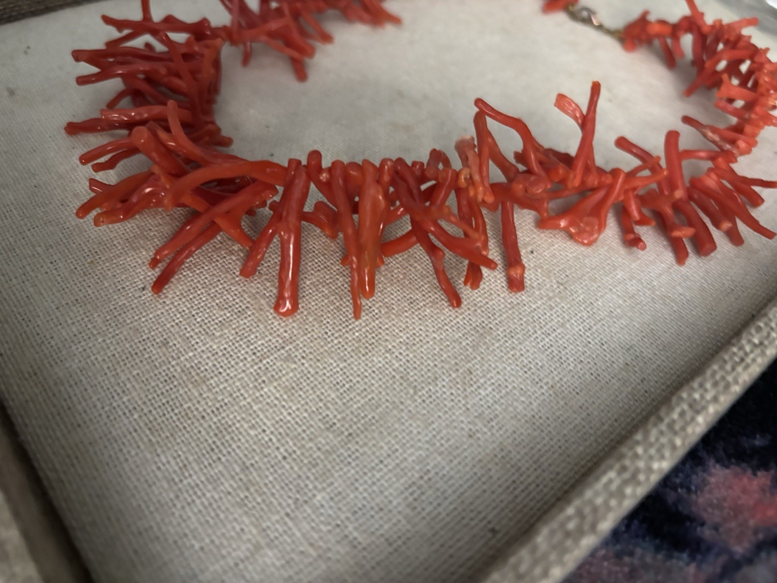 Genuine Tested Red Coral Branch Necklace – 18” – Large Coral Branch Necklace