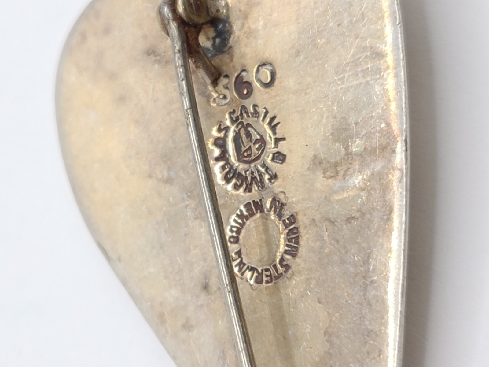 Los Castillo Sterling Silver Brooch 12.01GR T.W