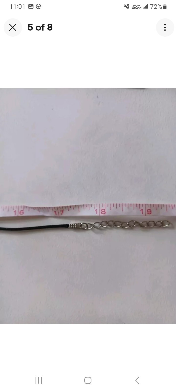 Vintage 90’s Y2K 2000’s Style Silver Tone Rose Bud Flower Pendant Cord Necklace