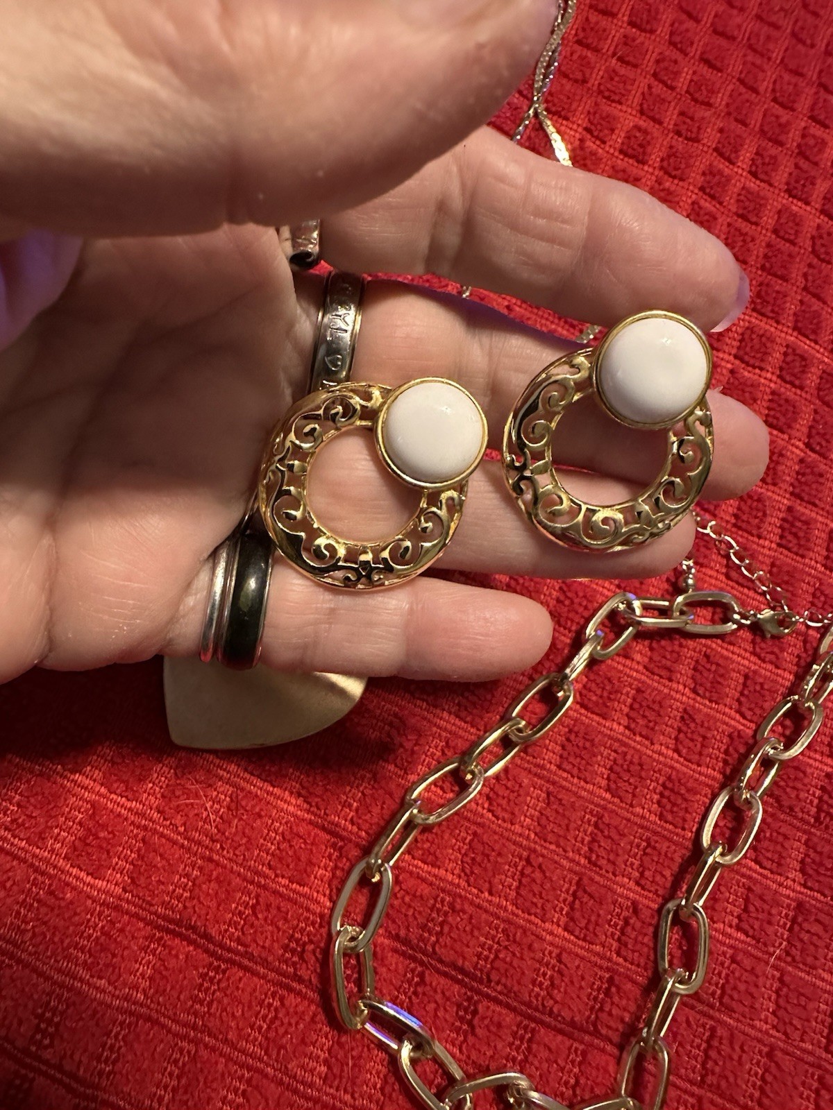 Vintage Costume Jewelry ALL WEARABLE used Lot Some Signed