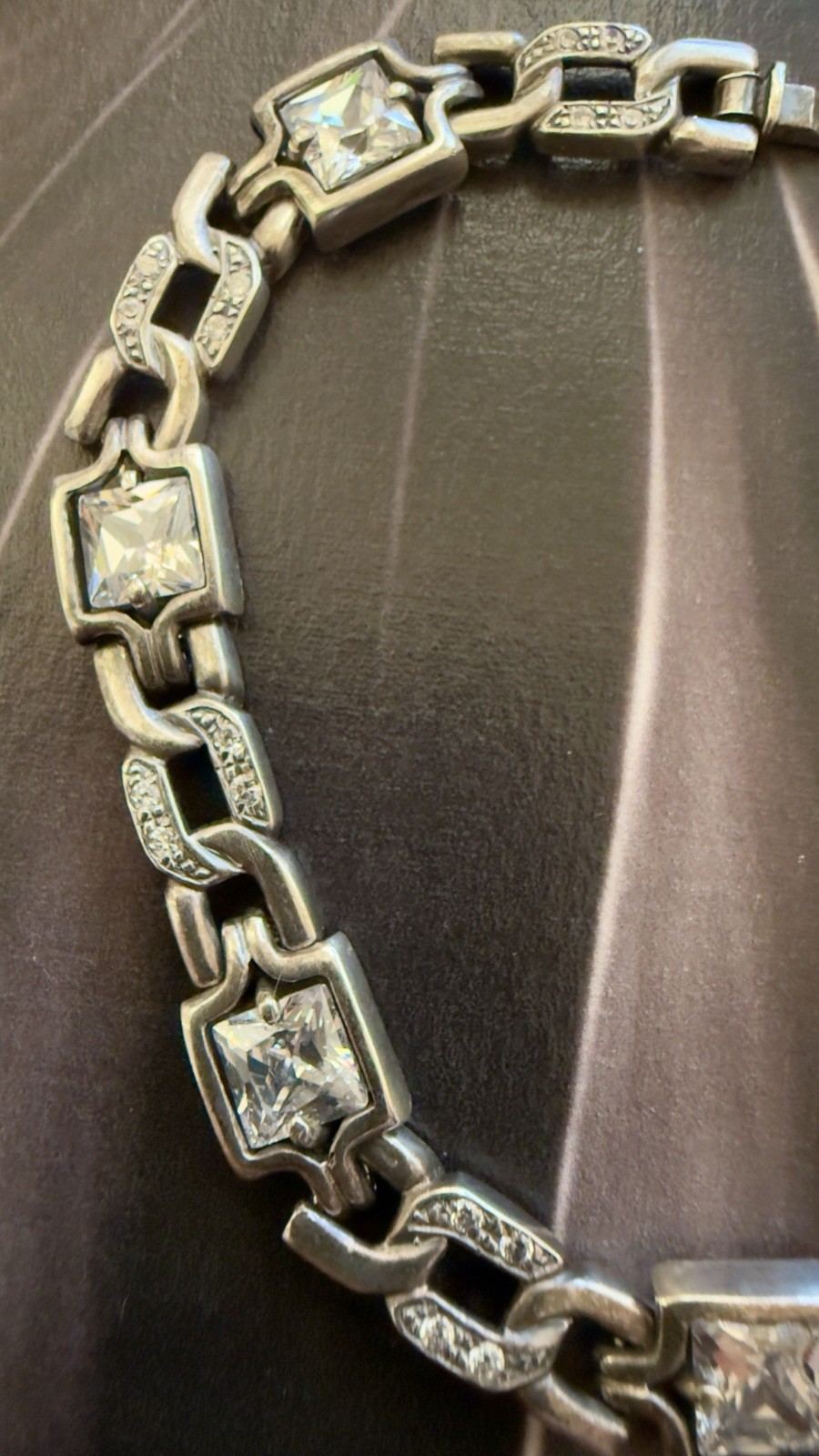 925 Sterling Silver Vintage East European Designer Bracelet – 7.25″ 16g -#1942