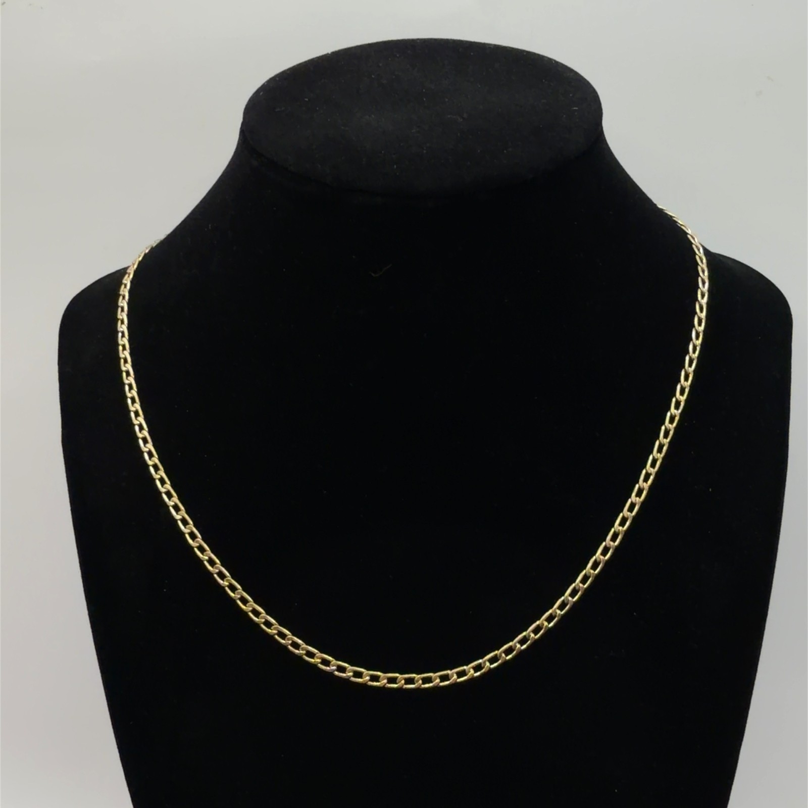 Vintage Krementz 16.5 Inch x 2.9 mm Gold Filled Cuban Link Necklace – 4.6 Grams