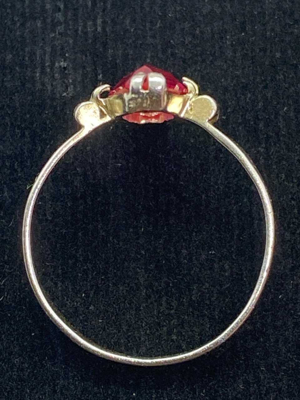 Ring Silver 875 Size 8 . Weight 1.84 g. Soviet Vintage Jewelry USSR