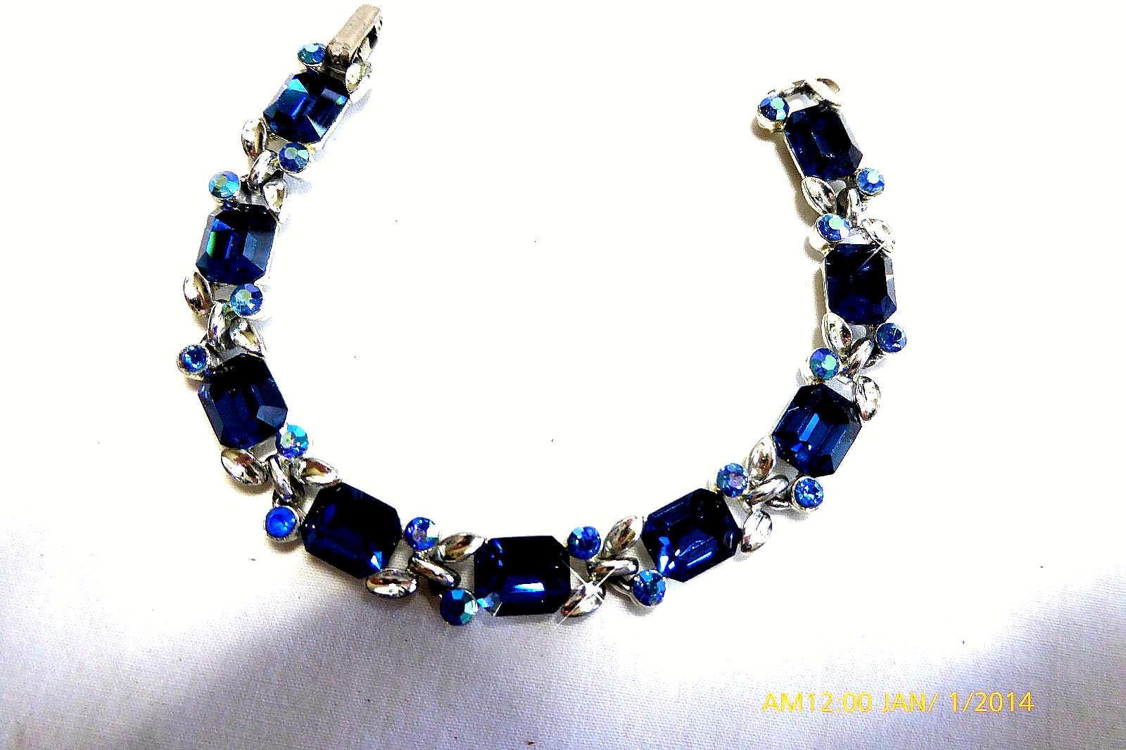 RARE VTG LISNER EMERALD CUT RHINESTONE NECKLACE EARRINGS BRACELET BROOCH SET