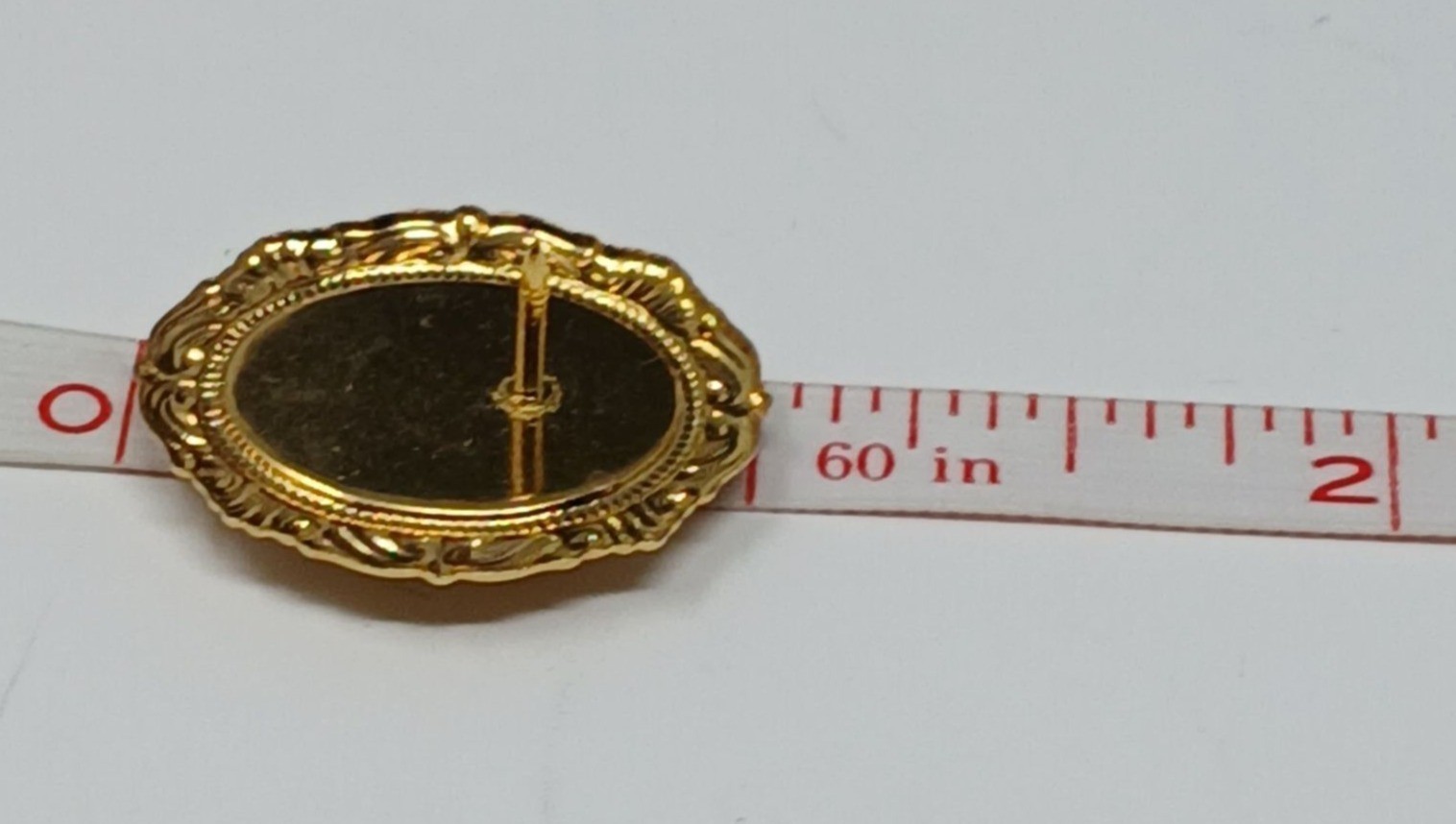 Gold Guardian Angel Pin Religious VTG Brooch With Child #J-14