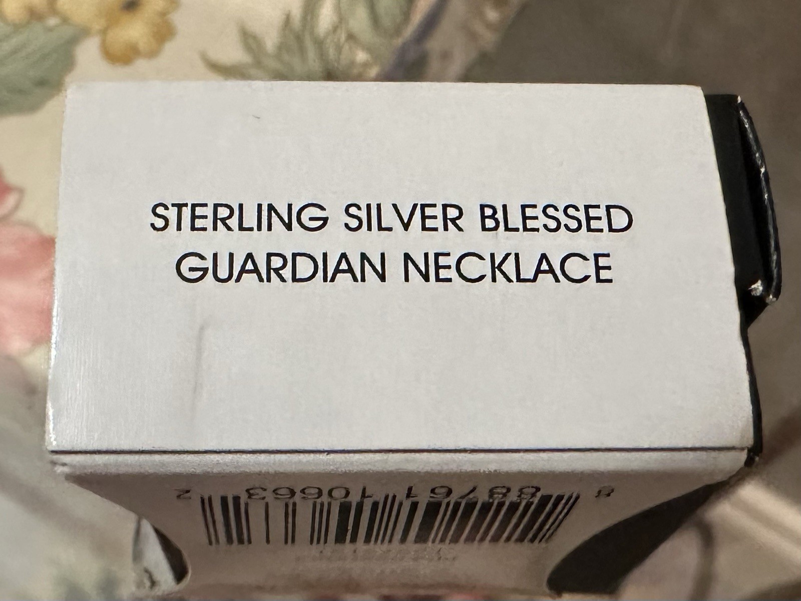 Vintage NIB Avon 925 Sterling Silver Blessed Guardian Heart Necklace 18” RJ