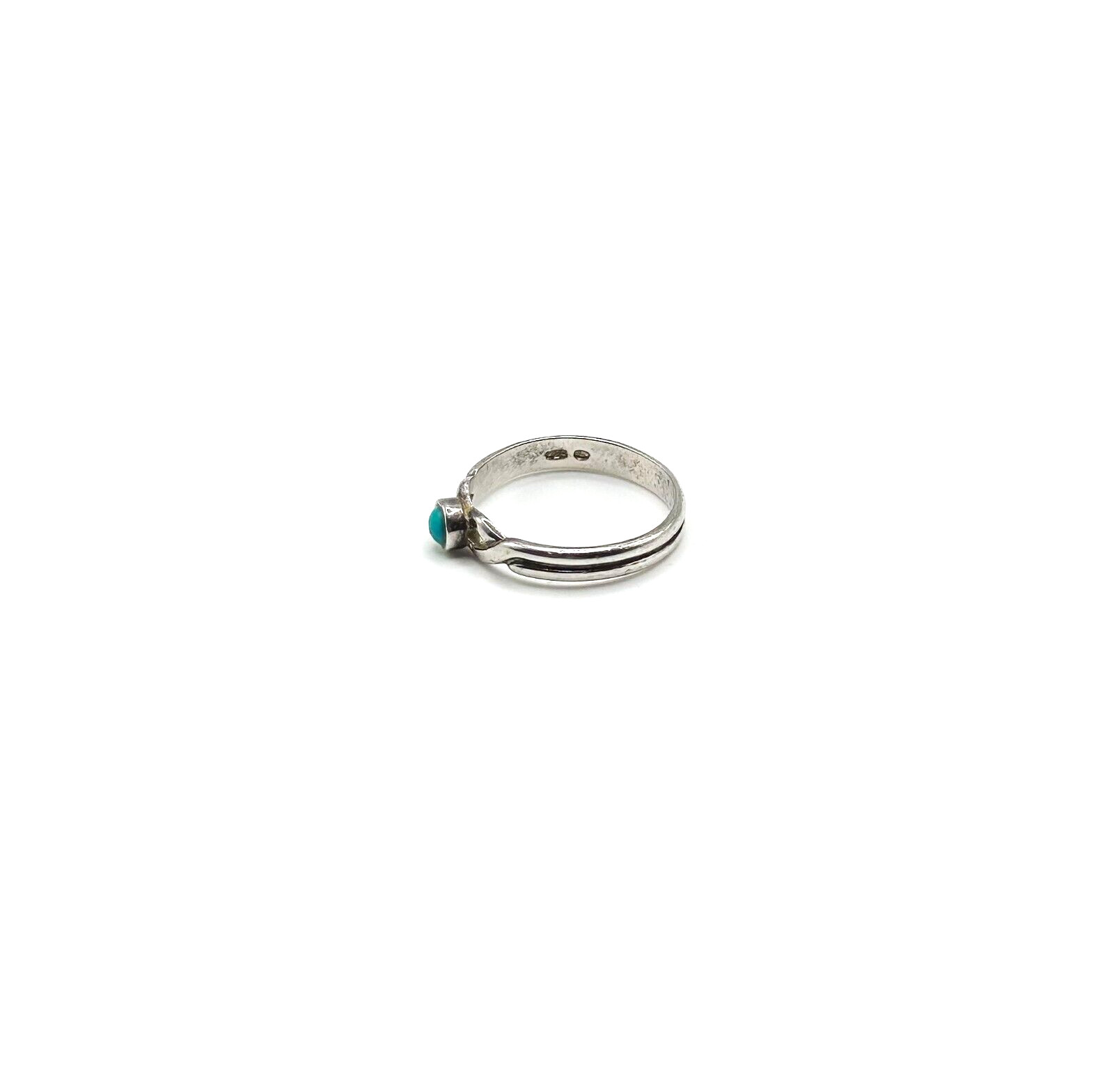 Vintage Sterling Silver 925 Ring w/ Possible Turquoise Center Stone, Size 7
